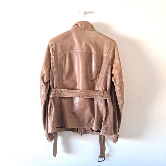 Pelle Studio Brown 100% Leather Jacket - L - Picture 4 of 7